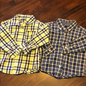 Long sleeve plaid shirts